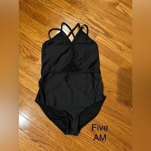 Five Dancewear AM Black leotard